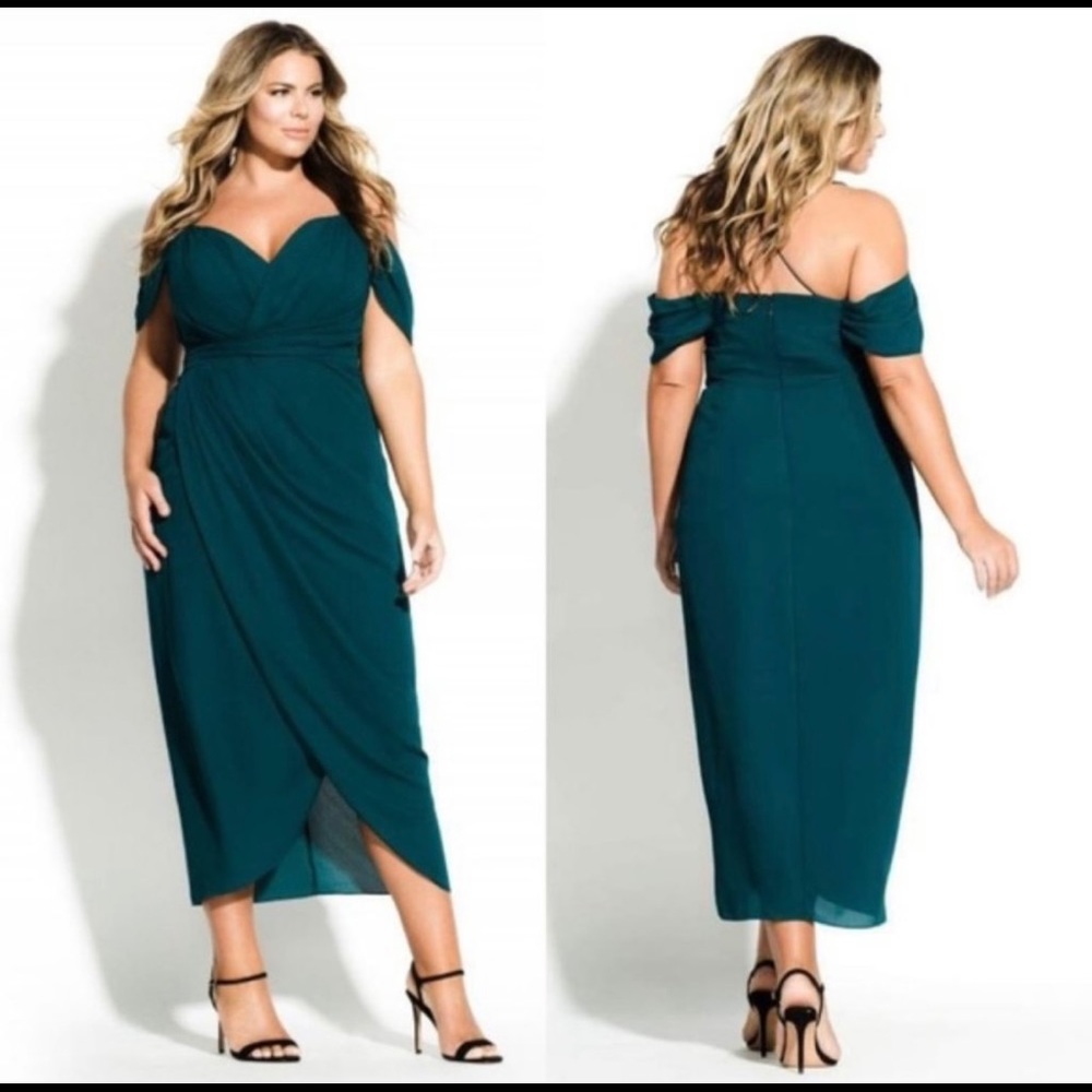 City Chic Entwine Maxi Dress NWT